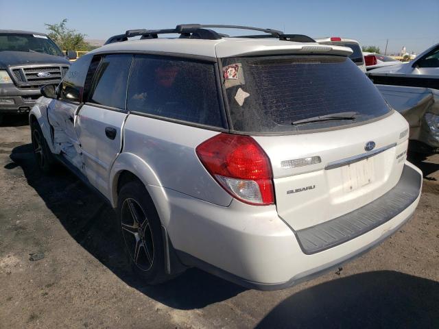 Photo 3 from auction – 2009 SUBARU OUTBACK 2. with VIN 4S4BP61C997321258
