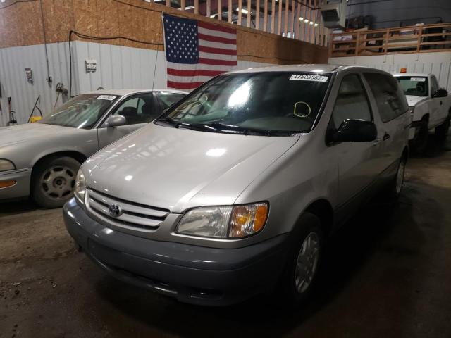 Photo 2 from auction – 2001 TOYOTA SIENNA CE with VIN 4T3ZF19C91U342939
