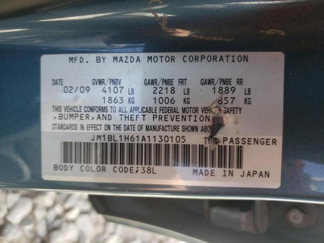 Photo 10 from auction – 2010 MAZDA 3 S with VIN JM1BL1H61A1130105