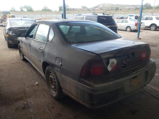 Photo 3 from auction – 2002 CHEVROLET IMPALA with VIN 2G1WF52E329119774