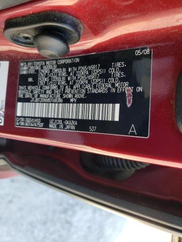 Photo 10 from auction – 2008 LEXUS GX 470 with VIN JTJBT20X680168386