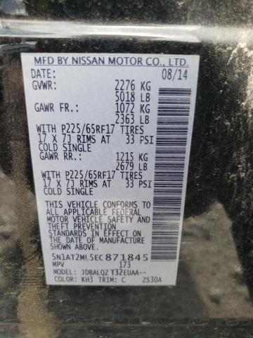 Photo 10 from auction – 2014 NISSAN ROGUE S with VIN 5N1AT2ML5EC871845