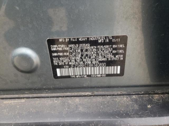 Photo 9 from auction – 2011 SUBARU FORESTER L with VIN JF2SHBEC1BH740890