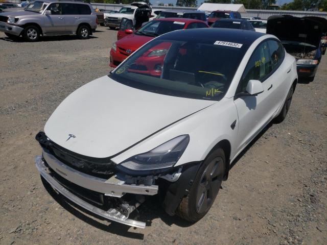 Photo 2 from auction – 2022 TESLA MODEL 3 with VIN 5YJ3E1EA7NF170399