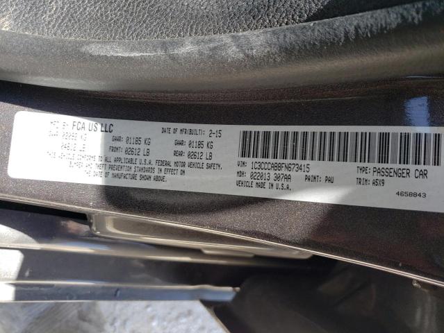 Photo 10 from auction – 2015 CHRYSLER 200 LIMITE with VIN 1C3CCCAB8FN673415