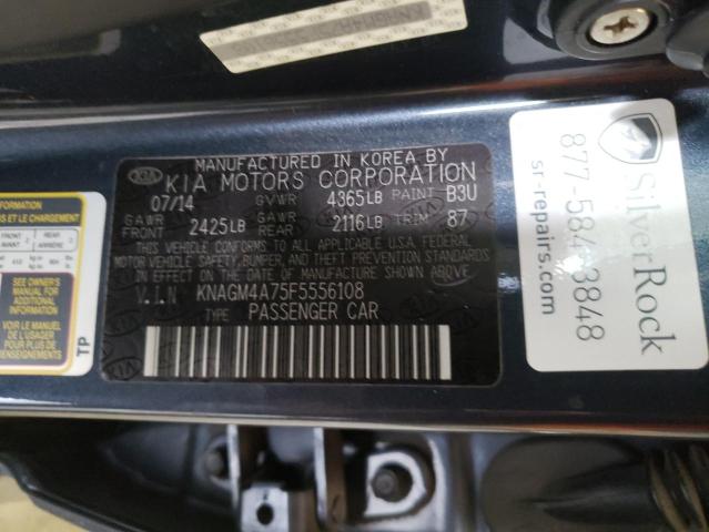 Photo 10 from auction – 2015 KIA OPTIMA LX with VIN KNAGM4A75F5556108