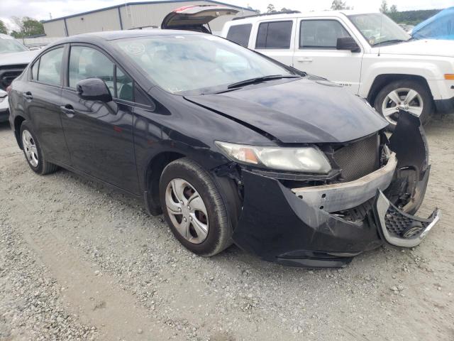 HONDA CIVIC LX 2013 with VIN 2HGFB2F59DH300822 - Photo from auction