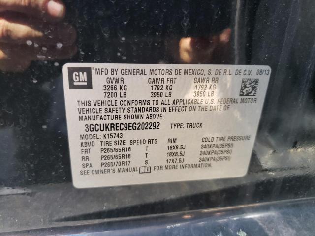 Photo 10 from auction – 2014 CHEVROLET SILVERADO with VIN 3GCUKREC9EG202292