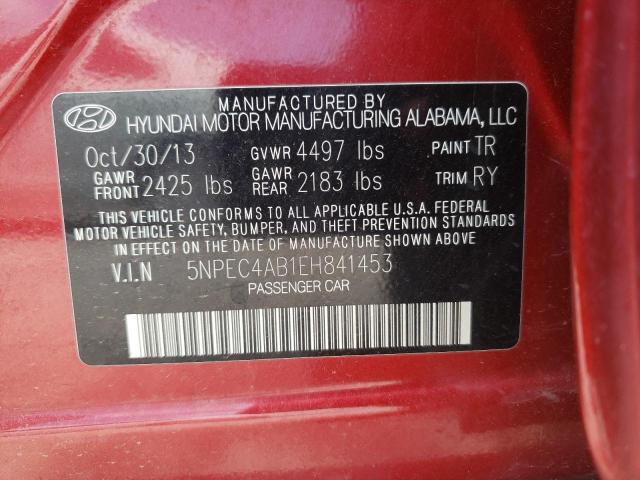 Photo 10 from auction – 2014 HYUNDAI SONATA SE with VIN 5NPEC4AB1EH841453