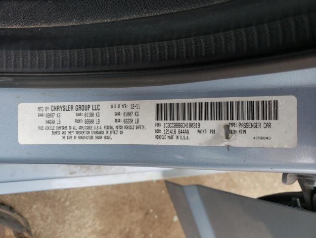 Photo 10 from auction – 2012 CHRYSLER 200 TOURIN with VIN 1C3CCBBB6CN180319