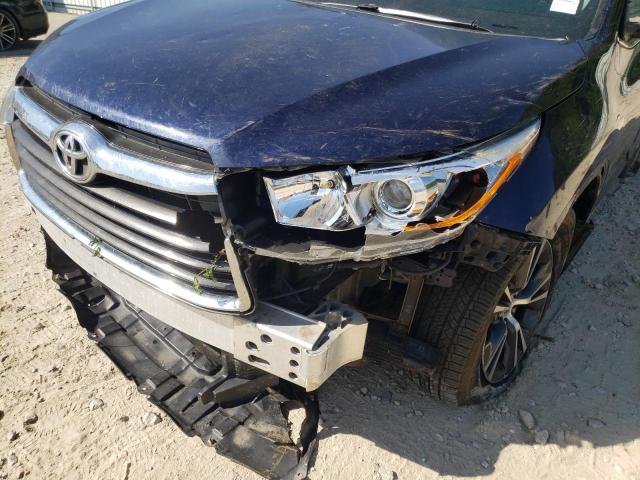 Photo 9 from auction – 2016 TOYOTA HIGHLANDER with VIN 5TDJKRFH0GS258252