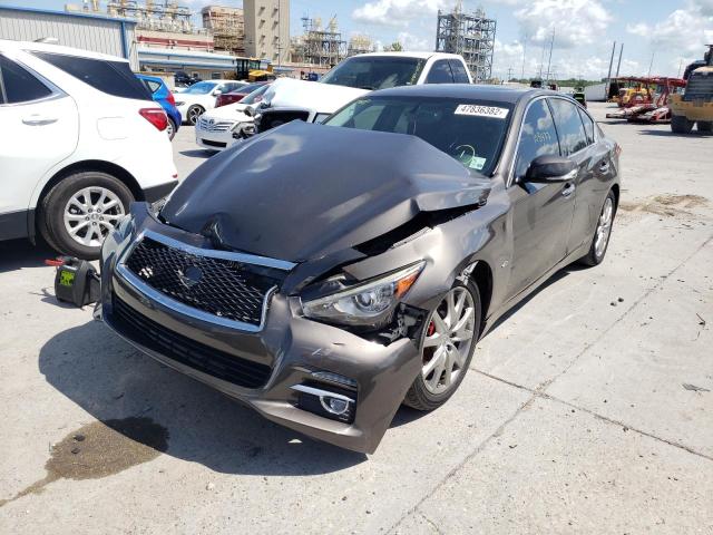 Photo 2 from auction – 2014 INFINITI Q50 BASE with VIN JN1BV7AP1EM688270