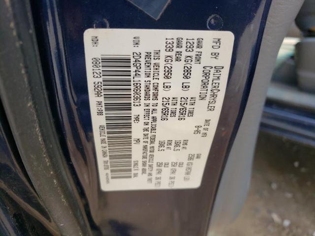 Photo 10 from auction – 2006 DODGE GRAND CARA with VIN 2D4GP44L16R603613