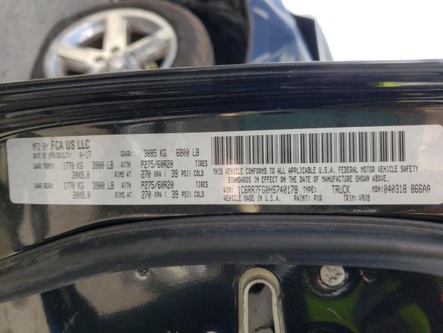 Photo 10 from auction – 2017 RAM 1500 ST with VIN 1C6RR7FG0HS740178