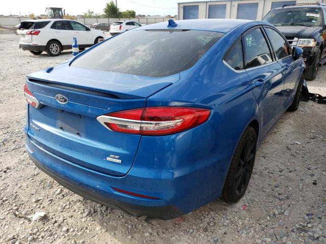 Photo 4 from auction – 2019 FORD FUSION SE with VIN 3FA6P0HDXKR169979