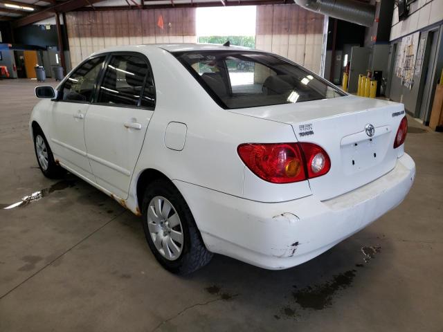 Photo 3 from auction – 2003 TOYOTA COROLLA CE with VIN JTDBR32E530025652