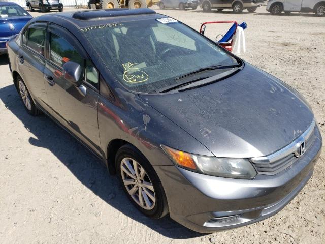 HONDA CIVIC EX 2012 with VIN 2HGFB2F87CH603302 - Photo from auction