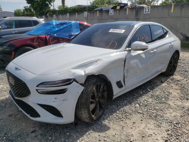 Photo 2 from auction – 2022 GENESIS G70 BASE with VIN KMTG54TE5NU083912