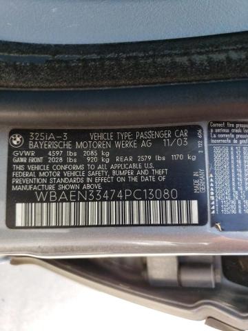Photo 10 from auction – 2004 BMW 325 IT with VIN WBAEN33474PC13080