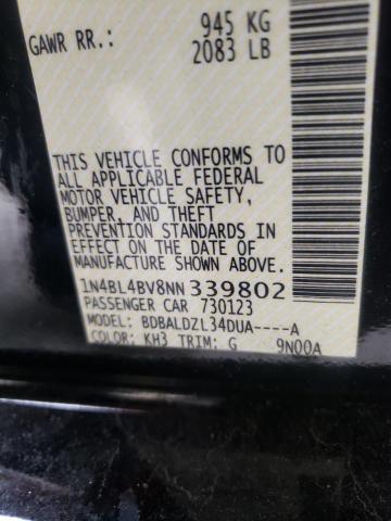 Photo 10 from auction – 2022 NISSAN ALTIMA S with VIN 1N4BL4BV8NN339802