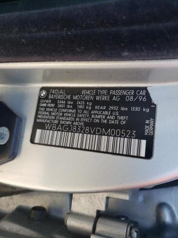 Photo 10 from auction – 1997 BMW 740 IL with VIN WBAGJ8328VDM00523