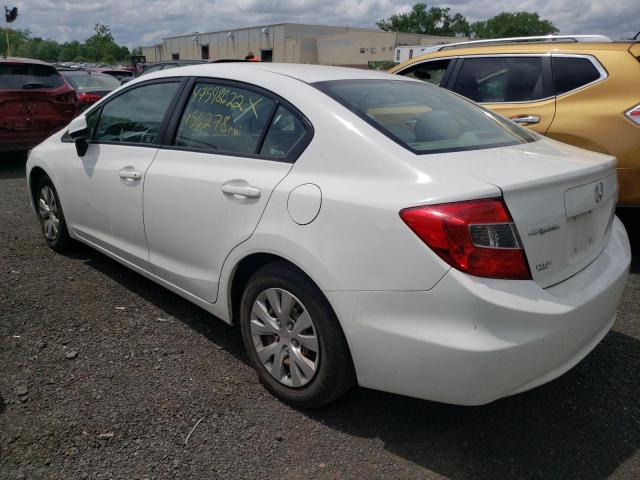 Photo 3 from auction – 2012 HONDA CIVIC LX with VIN 2HGFB2F50CH597008