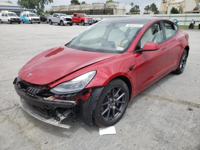 Photo 2 from auction – 2021 TESLA MODEL 3 with VIN 5YJ3E1EB4MF927069