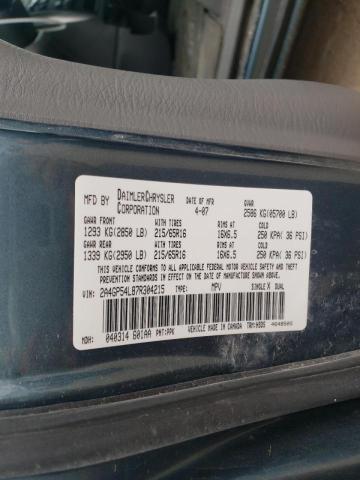 Photo 10 from auction – 2007 CHRYSLER TOWN & COU with VIN 2A4GP54L87R304215