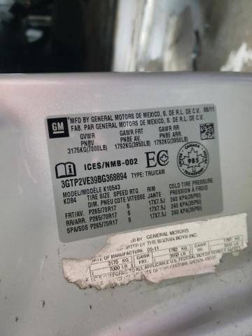 Photo 10 from auction – 2011 GMC SIERRA K15 with VIN 3GTP2VE39BG368894