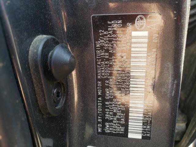 Photo 10 from auction – 2013 TOYOTA COROLLA BA with VIN 2T1BU4EE8DC932810