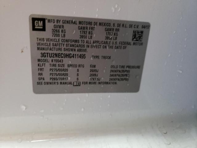 Photo 10 from auction – 2017 GMC SIERRA K15 with VIN 3GTU2NEC9HG411495