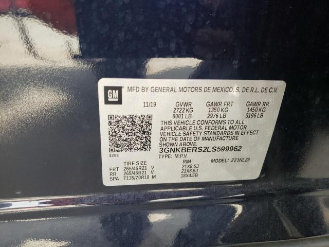 Photo 10 from auction – 2020 CHEVROLET BLAZER RS with VIN 3GNKBERS2LS599962