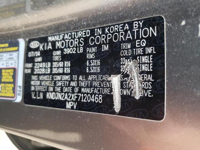 Photo 10 from auction – 2015 KIA SOUL with VIN KNDJN2A2XF7120468