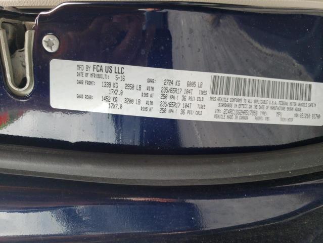 Photo 10 from auction – 2017 CHRYSLER PACIFICA T with VIN 2C4RC1DG2HR517958