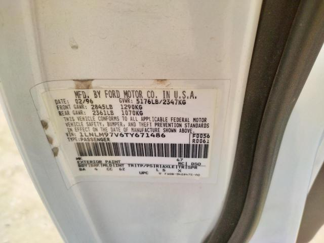 Photo 10 from auction – 1996 LINCOLN CONTINENTA with VIN 1LNLM97V6TY671486