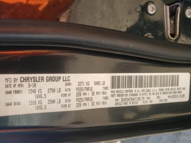 Photo 10 from auction – 2010 DODGE JOURNEY SE with VIN 3D4PG4FB4AT195179