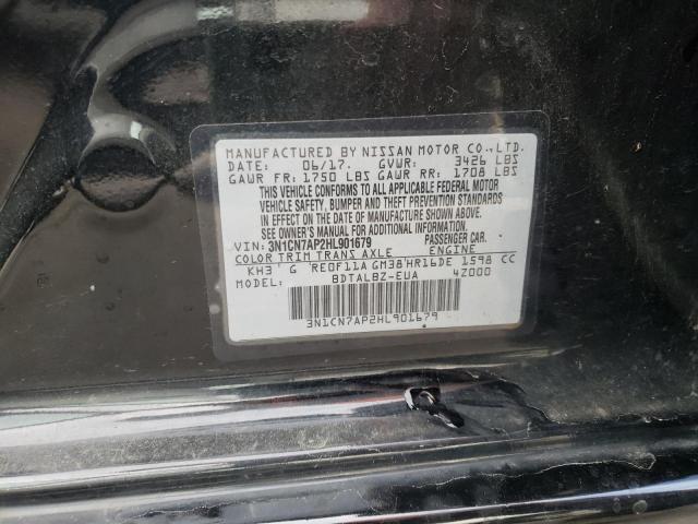 Photo 10 from auction – 2017 NISSAN VERSA S with VIN 3N1CN7AP2HL901679