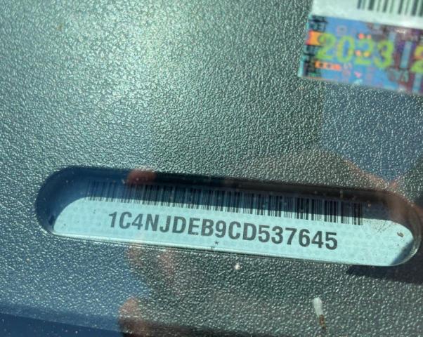 Photo 10 from auction – 2012 JEEP COMPASS LA with VIN 1C4NJDEB9CD537645