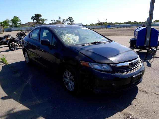 HONDA CIVIC LX 2012 with VIN 2HGFB2F55CH611985 - Photo from auction