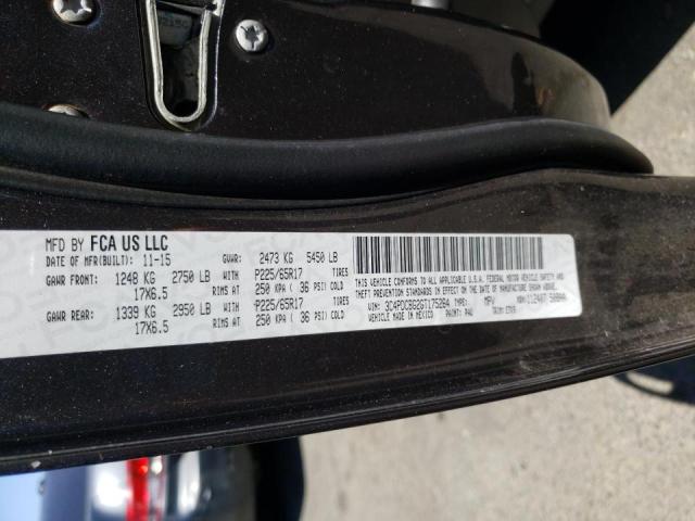 Photo 10 from auction – 2016 DODGE JOURNEY SX with VIN 3C4PDCBG2GT175264