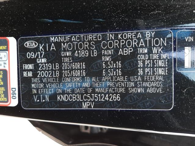 Photo 10 from auction – 2018 KIA NIRO FE with VIN KNDCB3LC5J5124266