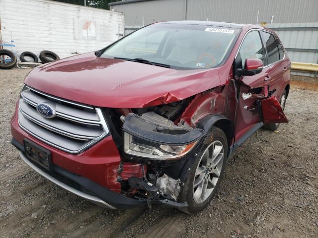 Photo 2 from auction – 2016 FORD EDGE TITAN with VIN 2FMPK3K87GBB92440