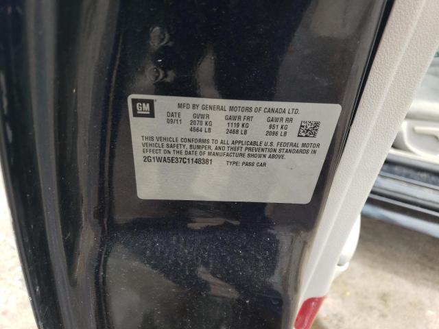 Photo 10 from auction – 2012 CHEVROLET IMPALA LS with VIN 2G1WA5E37C1148381
