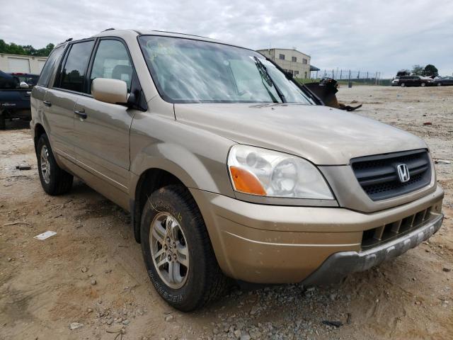 HONDA PILOT EXL 2005 with VIN 2HKYF18735H567452 - Photo from auction