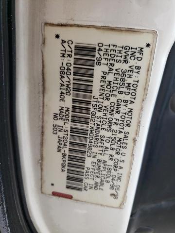 Photo 10 from auction – 1998 TOYOTA CELICA GT with VIN JT5FG02TXW0049823