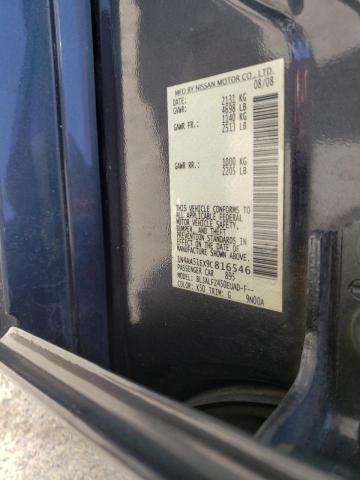 Photo 10 from auction – 2009 NISSAN MAXIMA S with VIN 1N4AA51EX9C816546
