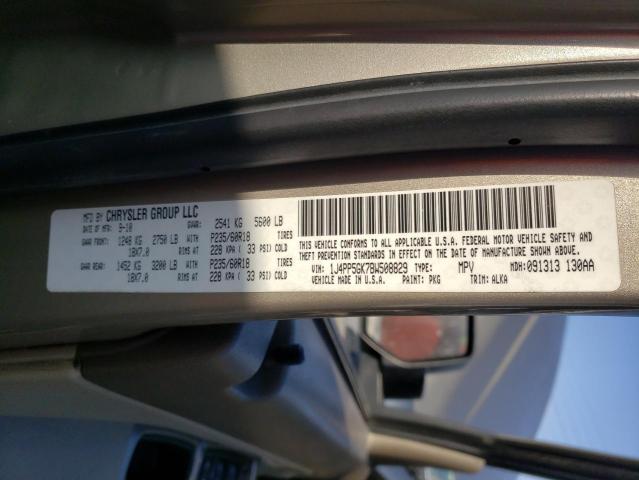 Photo 10 from auction – 2011 JEEP LIBERTY LI with VIN 1J4PP5GK7BW508829