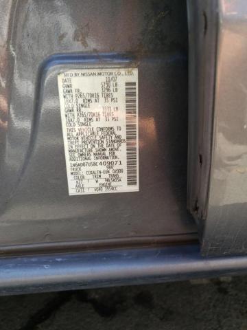 Photo 10 from auction – 2008 NISSAN FRONTIER C with VIN 1N6AD07U58C409071