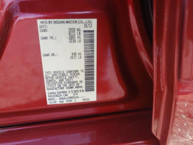 Photo 10 from auction – 2013 NISSAN ALTIMA 2.5 with VIN 1N4AL3AP9DC159036