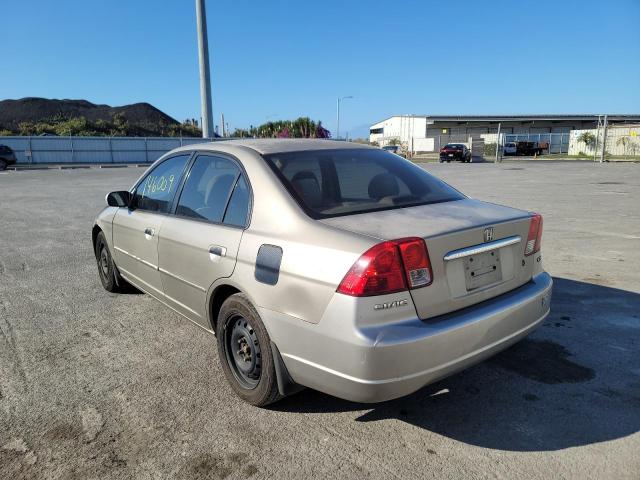 Photo 3 from auction – 2003 HONDA CIVIC EX with VIN 2HGES26753H605682